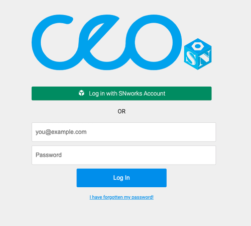 Example of green login button